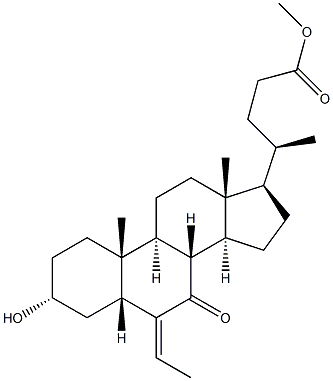 (E/Z)-3α-ヒドロキシ-6-エチリデン-7-ケト-5β-コラン-24-油酸メチルエステル