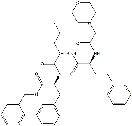 (S)-ベンジル 2-((S)-4-メチル-2-((S)-2-(2-モルホリノアセトアミド)-4-フェニルブタアミド)ペンタンアミド)-3-フェニルプロパン酸