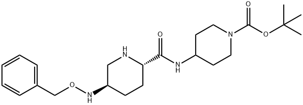 tert-ブチル 4-((2S,5R)-5-(ベンジルオキシアミノ)ピペリジン-2-カルボキサミド)ピペリジン-1-カルボキシレート 4-メチルベンゼンスルホネート